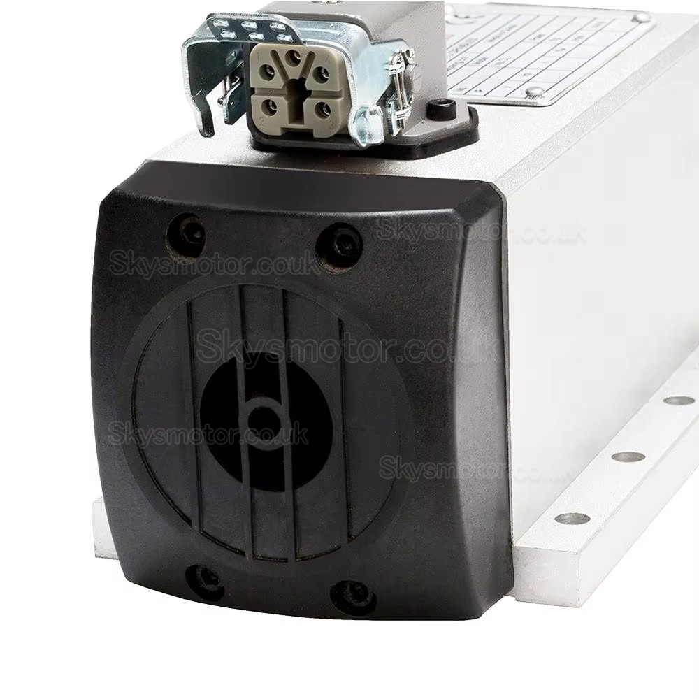 800W 110V/220V Air Cooled Spindle Motor & VFD (Variable Frequency Drive) Kit GDZ80X73-0.8 + H100-0.75 ER11 Collet 24000RPM 400 Hz